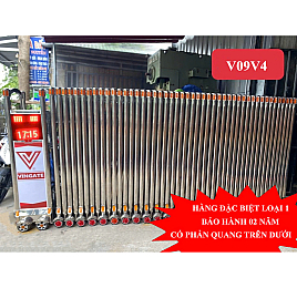 Cổng Xếp Inox V09V4