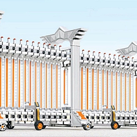 CỔNG XẾP NHÔM NHẬP KHẨU CAO CẤP V42