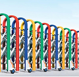  CỔNG XẾP NHÔM NHẬP KHẨU CAO CẤP V47